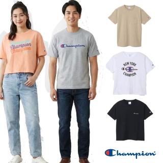 【Champion】官方直營-純棉LOGO印短袖TEE系列-男女(共11款)