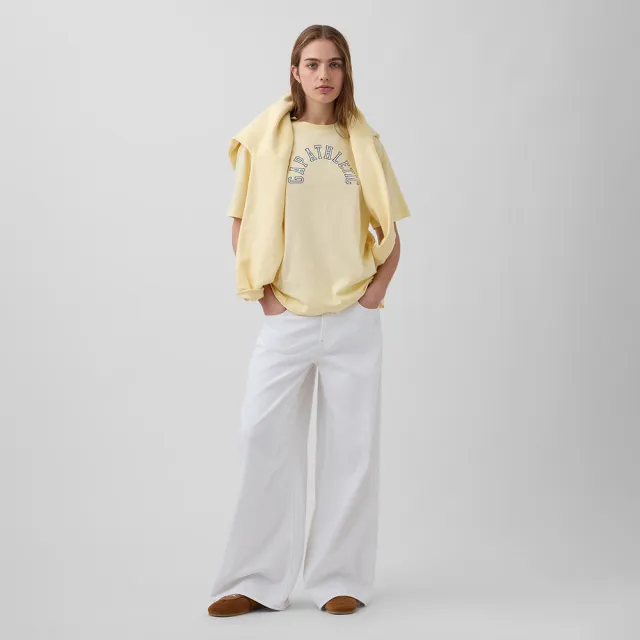 【GAP】男女裝經典Logo短袖上衣 多款任選(887650&715775)