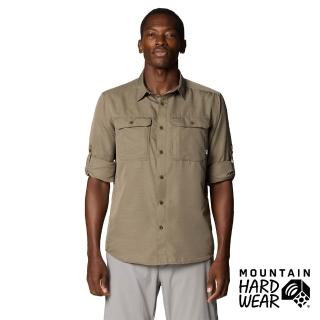 【Mountain Hardwear】Canyon™ Long Sleeve Shirt Men 防曬長袖健行排汗襯衫 大地棕 男款 #2104101