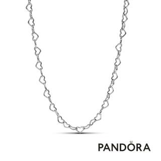 【Pandora 潘多拉】心形鏈圈項鏈