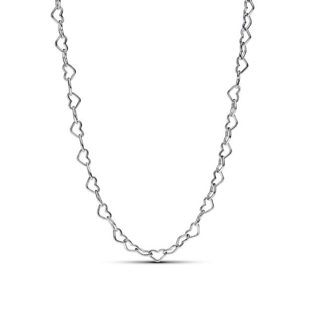 【Pandora 潘多拉】心形鏈圈項鏈-絕版品