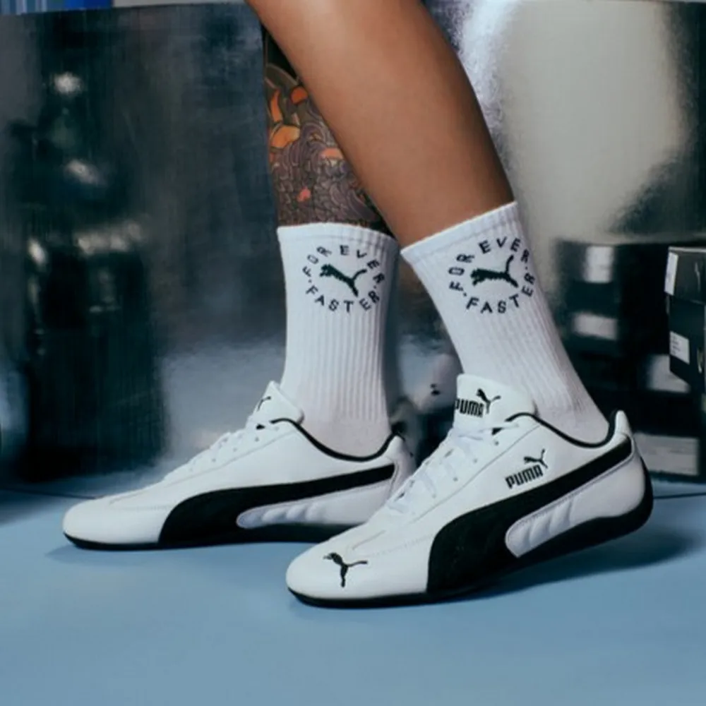 【PUMA官方旗艦】Speedcat LTHR 休閒運動鞋 男女共同 40317501(男鞋 女鞋 休閒鞋  白色)