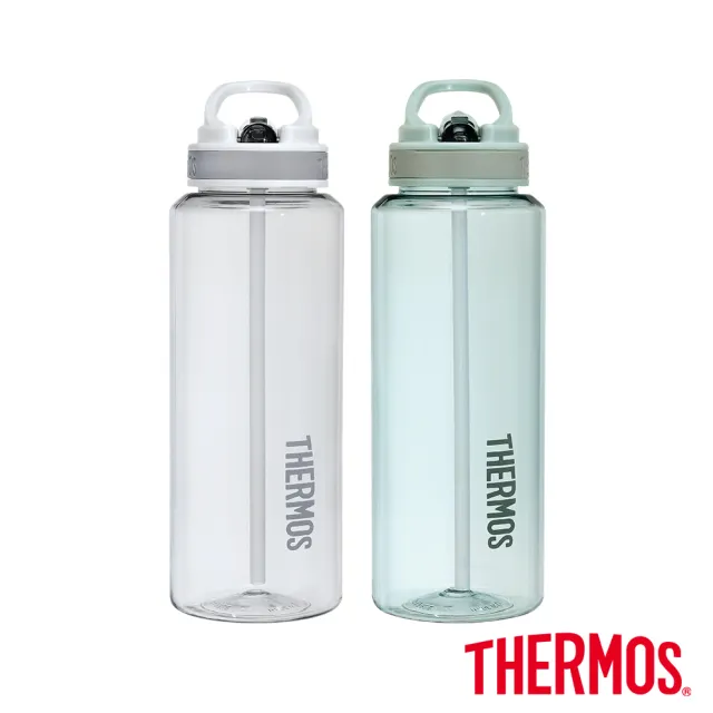 【THERMOS 膳魔師】摺疊收納式吸管輕水瓶950ml(TCST-950)