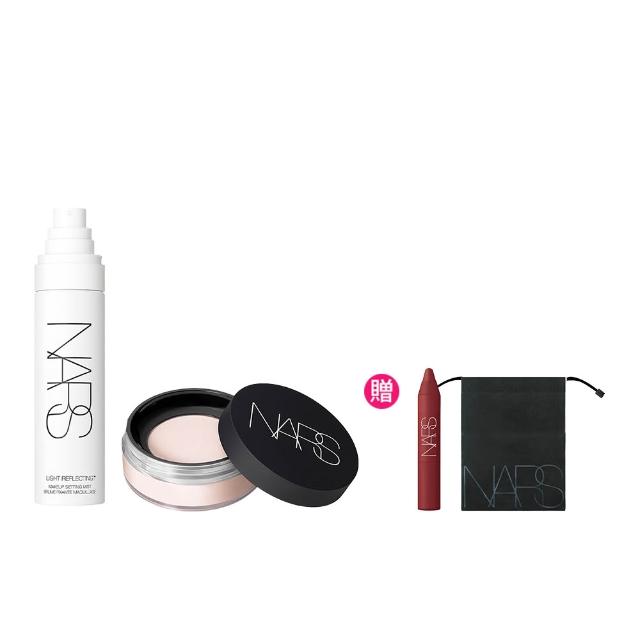 【NARS】裸光持久定妝組(裸光蜜粉/超持久亮顏定妝噴霧)