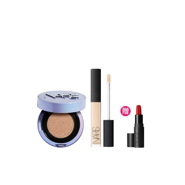 【NARS】星漾透亮無暇組(妝點甜心遮瑕蜜+裸光凝亮水精華氣墊粉餅/小光圈 (星漾幻境版)