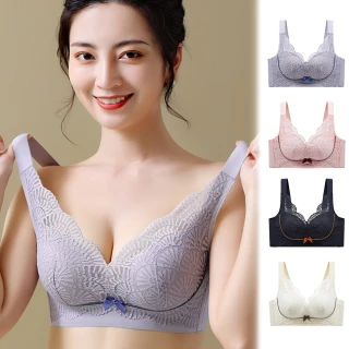 【enac 依奈川】● 單件組 小綴飾奢華感蕾絲無鋼圈內衣/性感內衣/女內著/無痕內衣(隨機/出清品)