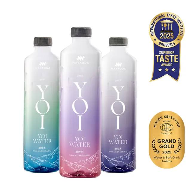 【NAYAQUA 耐雅格生技】YOI WATER 鹼性水 600mlx3箱(共72入；官方直營)