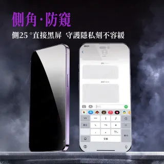 【GOLDEN SHIELD】除塵秒貼．防偷窺滿版保護貼(螢幕手機保護膜i17/16/15/14/13/12/11/Xr Plus/Pro/Pro Max