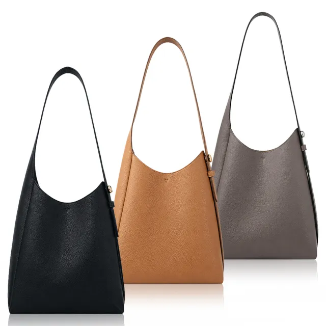 【TORY BURCH】ROMY HOBO 荔枝紋肩背包(小/多色選)