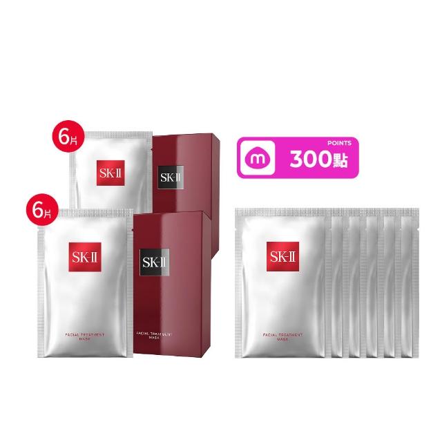 【SK-II】官方直營 青春面膜寵粉組(青春敷面膜6+6片/禮盒/保濕)