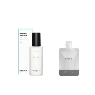 【RENATA 蕾娜塔】鉑金光效修護油60ml(適合漂染燙受損髮 輕感科技技術 撫平毛鱗 延緩褪色 修護光澤)