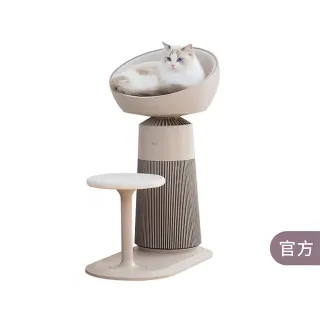 【LG 樂金】喵太座AeroCatTower寵物空氣清淨機(智慧加熱貓窩/寵物秤/AS251CBZ0)