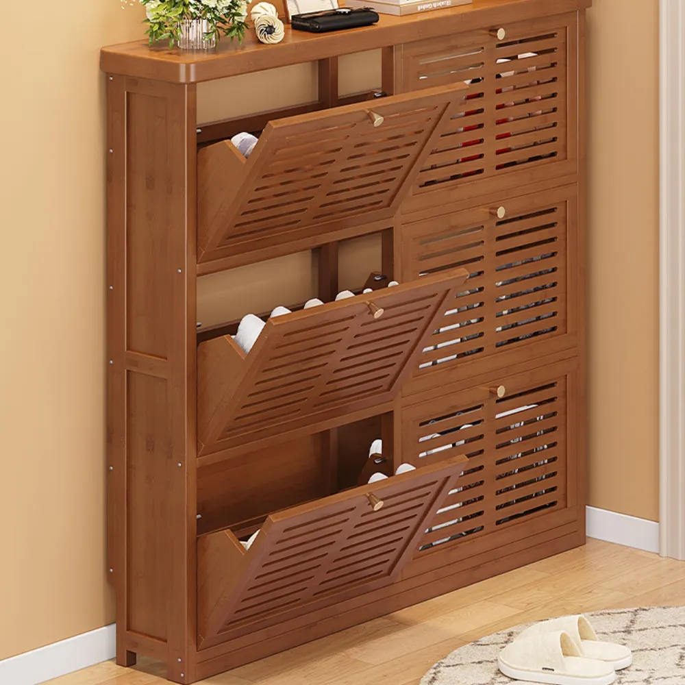 鞋櫃 超薄鞋櫃 6門120翻斗鞋櫃 玄關翻斗鞋架子 入戶收納神器 簡易省空間鞋櫃(翻斗鞋櫃)