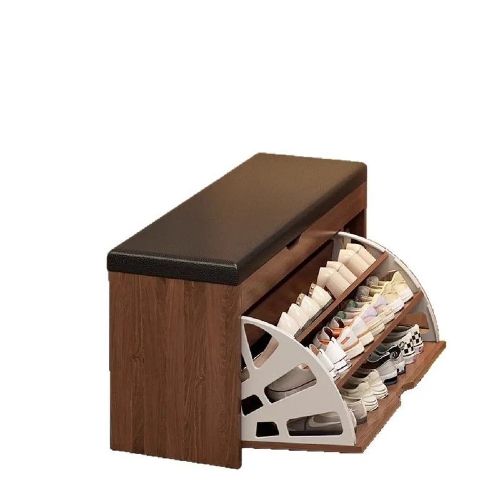 LEZUN 多層家用入門翻蓋副格款80cm鞋架鞋櫃防塵收納門外置物架（鞋架/鞋櫃/收納櫃/置物架）