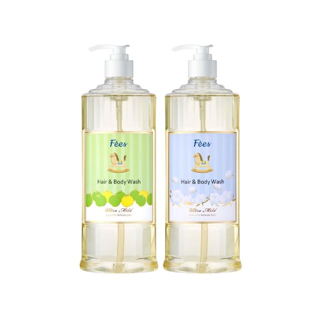 【Fees 法緻】嬰兒柔護洗髮沐浴精600ml 2入組