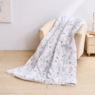 【MIT iLook】台灣製天柔絲石墨烯鋪棉涼被 四季被 涼夏被120x150cm 100X120cm(任選1入/多款/兒童/成人)