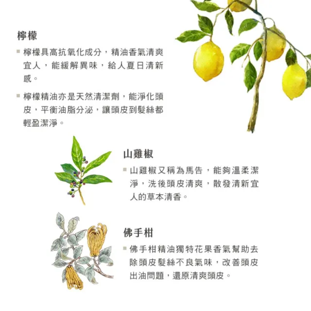 【阿原】檸檬洗髮露500mL*1+檸檬洗澡露500mL*1(洗髮精+沐浴乳)(清潔同時保養)