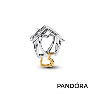 【Pandora 潘多拉】心之所向串飾-飾品/情人節禮物/生日禮/純銀/鍍14k金