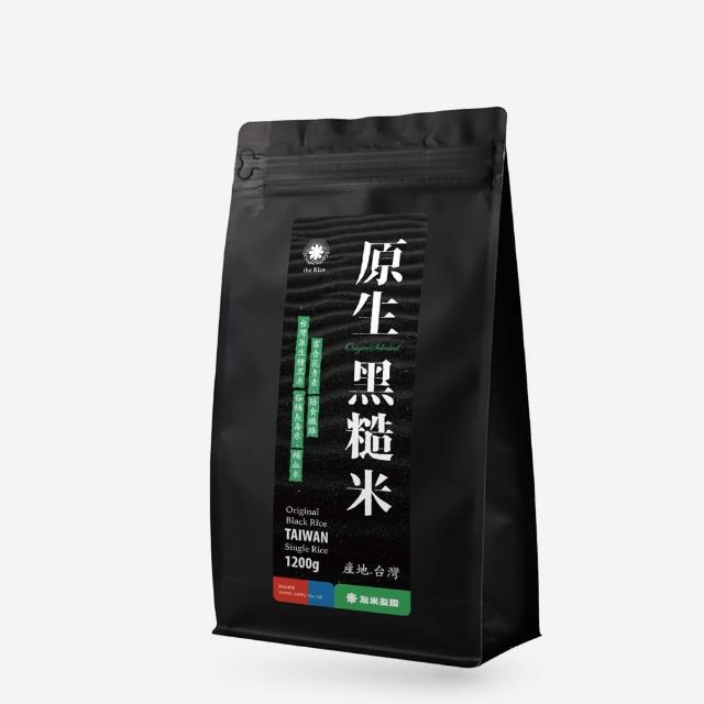 【友米友田】原生黑糙米x3 健康/口感清爽/原型食物/香氣濃郁(1.2kg 3入組)