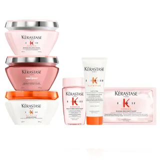 【KERASTASE 巴黎卡詩】200ml 髮膜/護髮膜(多款任選/蓬鬆/養髮/修護/柔順/光澤/護色)