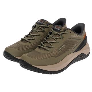 【SKECHERS】男鞋 戶外越野系列 越野鞋 瞬穿舒適科技 BADGER - WATERPROOF 全防水設計 (211367OLV)
