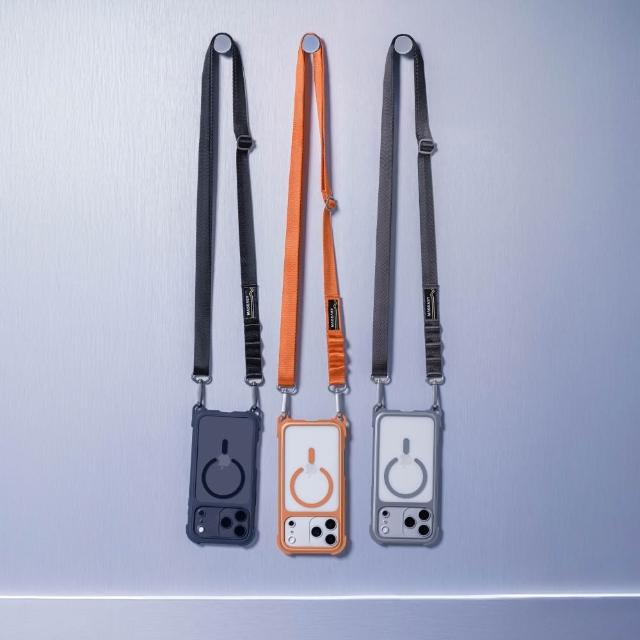 【MAGEASY】iPhone 17 Odyssey Strap M 超軍規防摔磁吸掛繩手機殼(iPhone 17/Air/Pro/Pro Max)