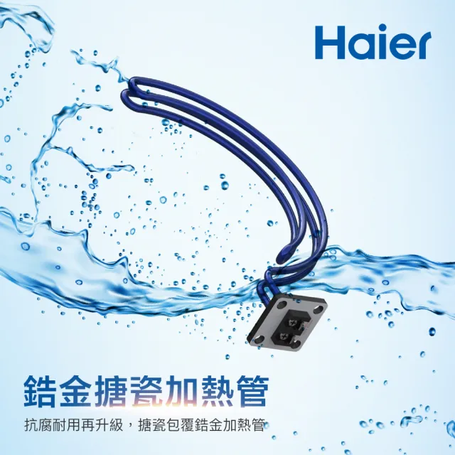 【Haier 海爾】80L落地儲熱式電熱水器(HR-ES20VSLX[TW] 不含安裝)
