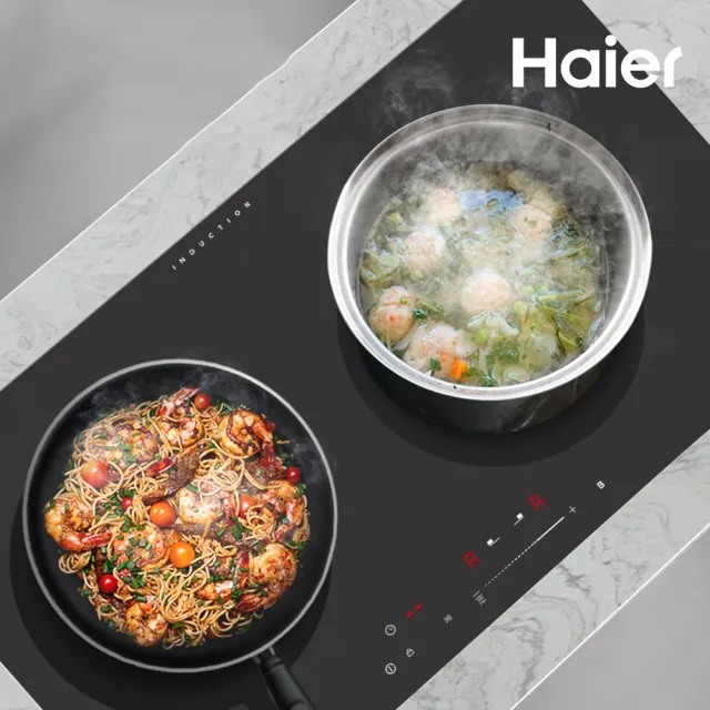 【Haier 海爾】IH感應爐/IH爐/電磁爐/調理爐/雙口/肖特玻璃(HR-IH3300HDS 含基本安裝)