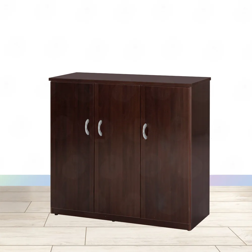 【·Fly· 飛迅家俱】3.2尺3門緩衝塑鋼鞋櫃-高95 cm