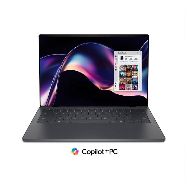【DELL 戴爾】M365★14吋Ultra X7 OLED輕薄Copilot+觸控筆電(XPS/DA14260-R1788BTTW/UX7-358H/32G/1TB/W11P