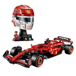 【LEGO 樂高】科技系列 42207 法拉利SF-24 F1賽車 & Editions 43014 Leclerc 頭盔
