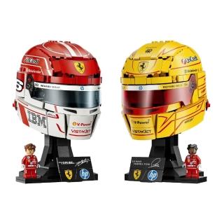 【LEGO 樂高】Editions Ferrari 法拉利 頭盔2入組 (43014 Leclerc & 43022 Hamilton)