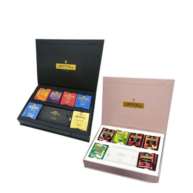 【Twinings 唐寧茶】藝術家禮盒 經典紅茶/清氛花茶包 42入(附贈提袋 #送禮首選#茶葉茶包禮盒)