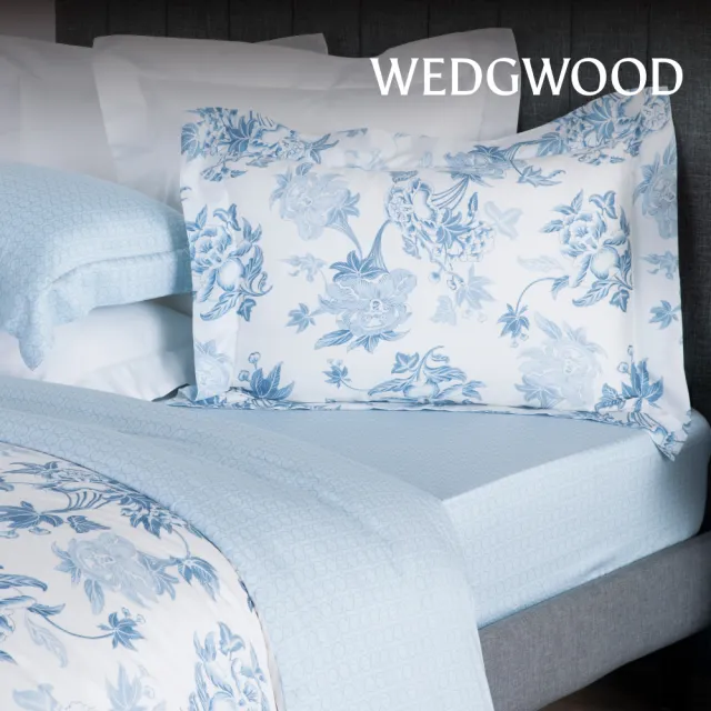 【WEDGWOOD】涼被四件合購組｜雙人涼被+雙人床包枕套三件組 (印花｜天絲任選)