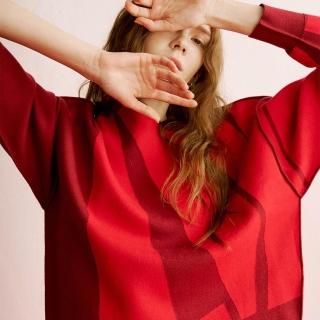 【giordano ladies】26SS L-O-V-E V領寬肩針織上衣(02356000)