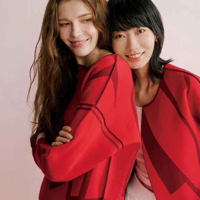 【giordano ladies】26SS L-O-V-E V領寬肩針織上衣(02356000)