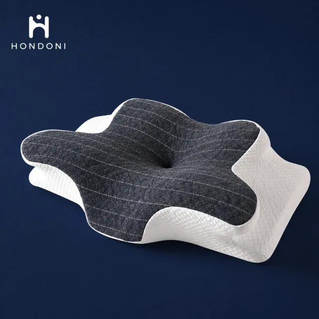 【HONDONI】日式7D人體工學設計 深睡式記憶護頸碟型止鼾枕 (高枕無憂)Z7 SERIES