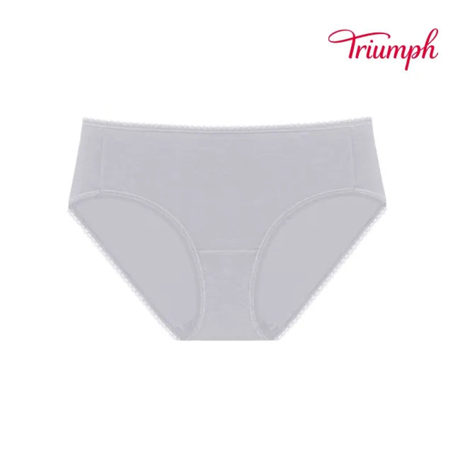 【Triumph 黛安芬】智能恆溫系列 中腰平口內褲 M-EL(柔羽灰)