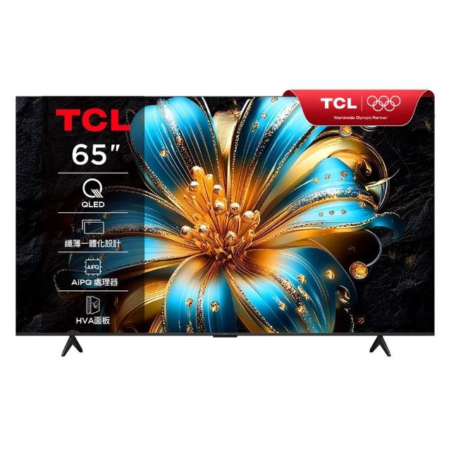 TCL 65T6C 是一款 65 吋 4K HDR 智慧電視，具備高解析度畫面與沉浸式音效，支援多種串流平臺與智慧功能，提供優質的視聽體驗。內建 Google TV 系統，操作簡易，支援語音控制與遠端控制，適閤家庭娛樂與日常使用。