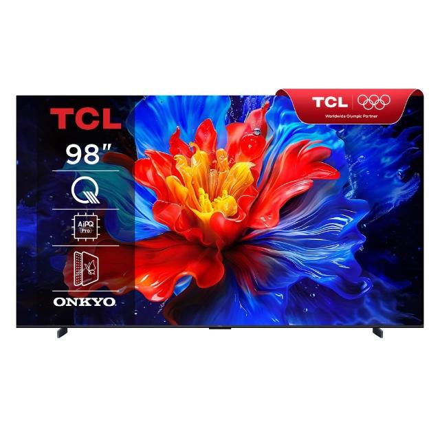 【TCL】98型 QLED 144Hz Google TV 量子點智能聯網顯示器-場勘基本安裝(98P8K)