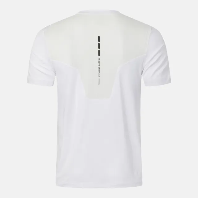 【DESCENTE】短袖上衣 男 快排 UNI BACK GRAPHIC SHORT SLEEVE T-SHIRTS 白 SR123RTS22-WHT0