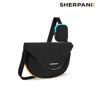 Sherpani RFID 防潑水多功能郵差包 26I Milli 2L｜黑彩色 (RFID遮蔽 撥水 附零錢包)