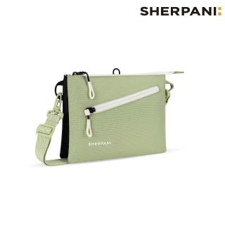 【Sherpani】RFID 防潑水多功能斜背包 26I Zoom 1L｜草綠-黑 (RFID遮蔽 撥水)