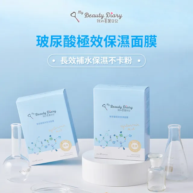 【我的美麗日記】官方直營 玻尿酸極效保濕面膜80片組
