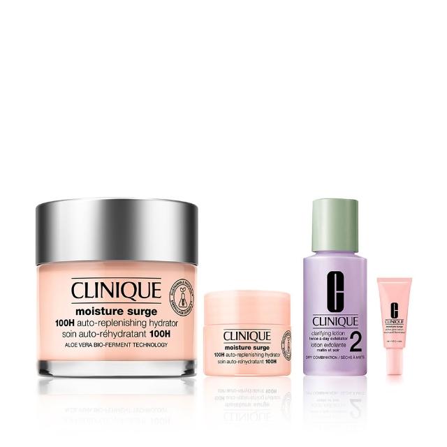 【CLINIQUE 倩碧】水磁場穩膚透亮爆水組(水磁場100H活水循環保濕凝膠75ml)