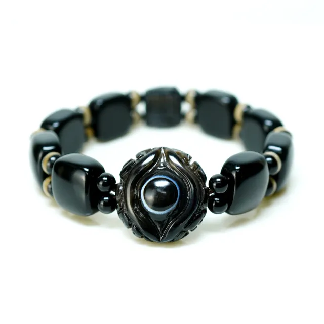 【藏珠家】精品22mm財咒天眼天珠手鍊