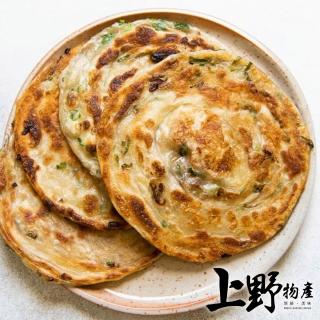 8包 千層三星蔥拉餅 (5片/600g/包) (上野物產)