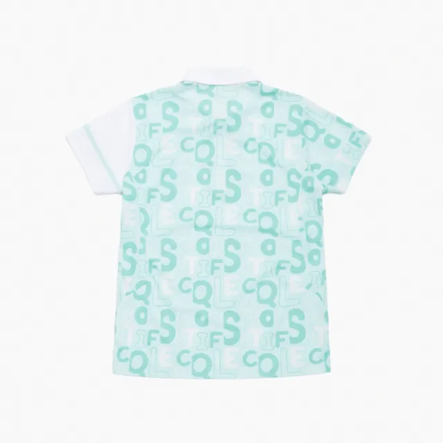 【LE COQ SPORTIF 公雞】高爾夫系列 女款淺綠色吸汗速乾彈性防曬短袖POLO衫 QLX2T216