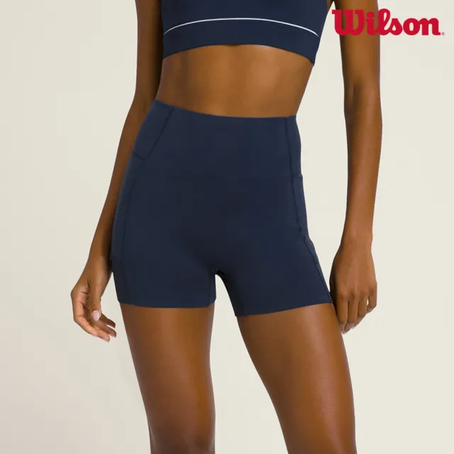 【WILSON】Wilson Baseline Ball Short 女款 服飾 短褲 海軍藍 WW00553531DBC