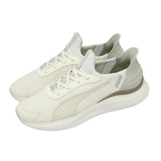 【PUMA】慢跑鞋 Softride Harmony 女鞋 米 棕 緩衝 彈性鞋帶 312671-01